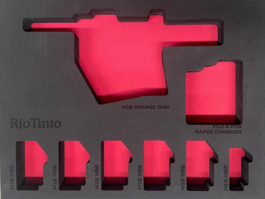 Foam for Tool Drawers and Equipment Cases