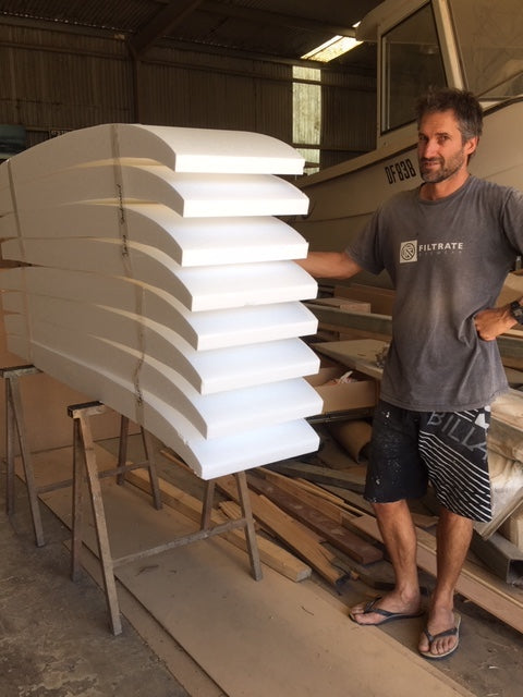 Polystyrene SUP blanks