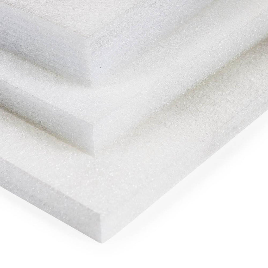 'White - Poly Foam Expanded Polyethylene (EPE) - Sheet / Plank